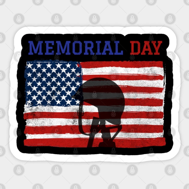 Memorial Day - US American Alumni Veteran Sticker by TidenKanys